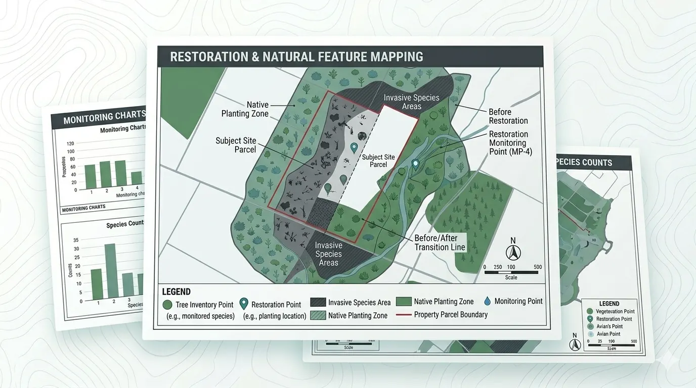 Sample Restoration and Natural Feature Mapping