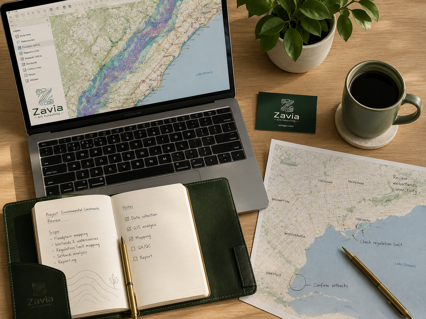 Zavia GIS workspace